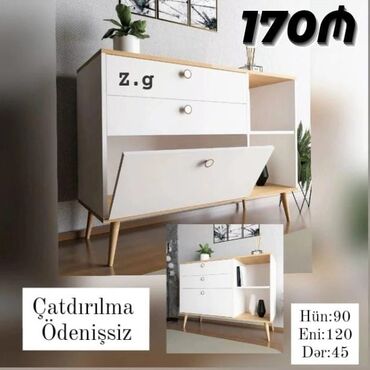 Dolablar: Yeni, Açılan, 2 qapılı Düz dolab, Ayaqqabı dolabı, Azərbaycan