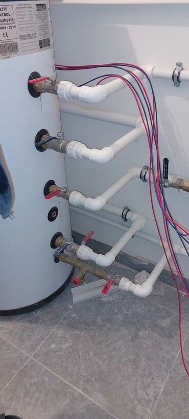 İstilik sistemi: Santexnika ustasi Su xetlerinin cekilmesi Kanalizatsiya borularinin — 19