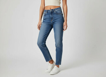 allegro legginsy z wysokim stanem: Jeansy damskie, rozmiar XS