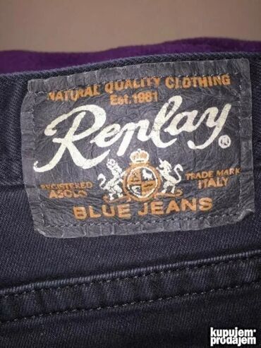 Farmerke: Original Replay farmerice 32/33 U odlicnom stanju Made in Italy Mere — 12