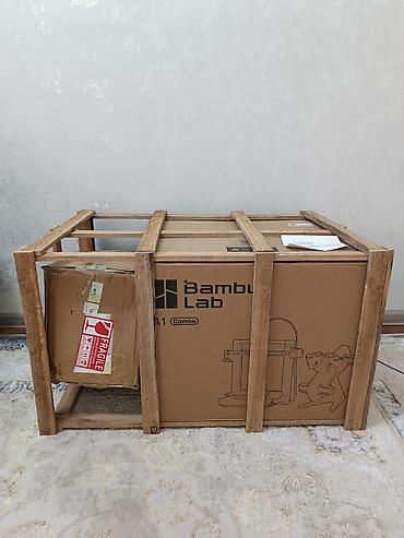 бизнем: Новый 3D-принтер Bambu Lab A1 Combo (Европа) + 7 катушек филамента — 8