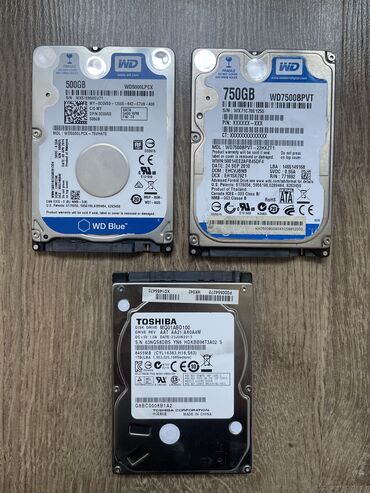 жесткие диски lacie: Накопитель, Б/у, Western Digital (WD), HDD, 1 ТБ, 2.5", Для ноутбука