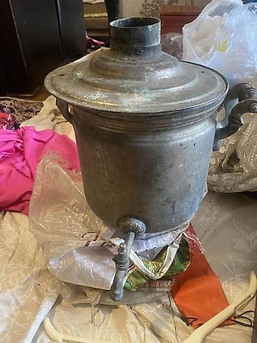 Klassik metal samovar qədimi odluq hissəsi yanıb - Material: təxminən lalafo.az -da Klassik metal samovar qədimi odluq hissəsi yanıb - Material: təxminən