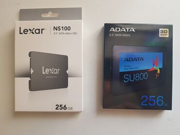 sdd диск: Маалымат алып жүрүүчү, Жаңы, SSD, 256 ГБ, 2.5"