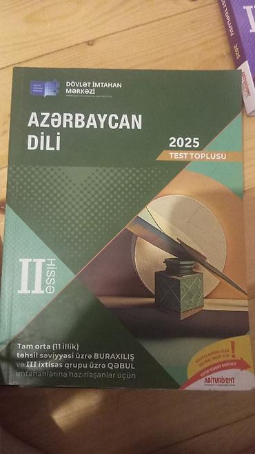 Testlər: Məhsul: DİM “Test Toplusu 2025” dəsti Tərkib: - Azərbaycan dili – I — 1