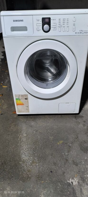 сервисный центр самсунг бытовая техника: Кир жуучу машина Samsung, Автомат, 6 кг чейин, Компакттуу