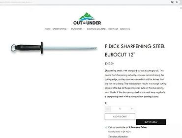 Ostala kuhinjska oprema: F. Dick Eurocut 12" ocilica za noževe – Made in Germany - — 6