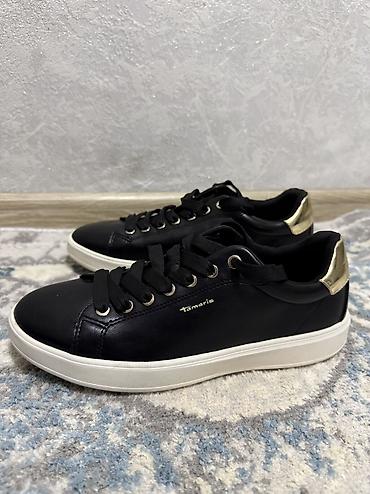 Кроссовки, 36.5, 37, Tamaris, Новый, цвет - Черный
