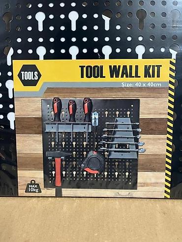 Ostali pribor i dodaci za alate: TOOL WALL KIT – zidni panel za alat, 40 x 40 cm - Zidni perforirani — 1