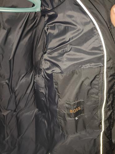 мужской пуховик: Мужская куртка, XL, Hugo Boss, Новый, цвет - Черный, Самовывоз — 1