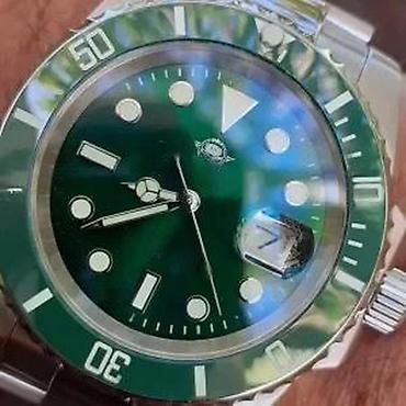 Ručni satovi: ADDIESDIVE MY-H3 - 41mm - Zelena - Rolex Submariner Homage Potpuno — 9