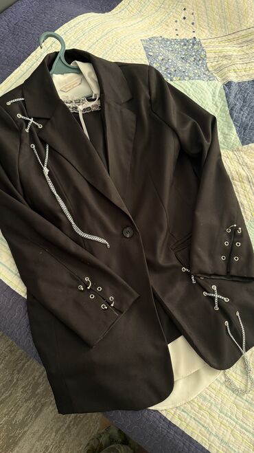 пиджак на завязках: Пиджак, Блейзер, Бир борттуу модель, Корея, L