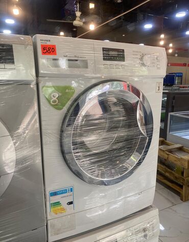 Soyuducu vitrinləri: Paltaryuyan maşın 8 kq, Avtomat, Qurutmasız