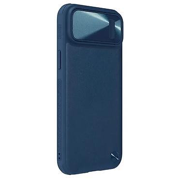 Maske i futrole za telefone: Maska Nillkin CamShield Leather S za iPhone 14 Plus 6.7 plava — 5