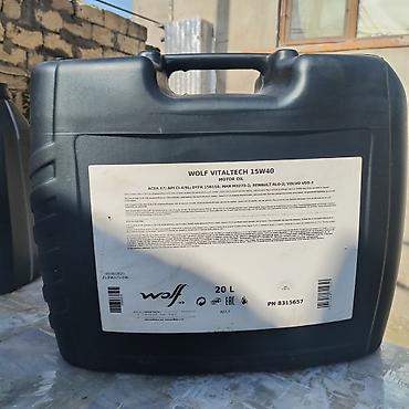 drift l: Wolf VITALTECH 15W40 – mineral mühərrik yağı - Viskozite: 15W-40 - — 2