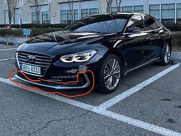 Бампер и комплектующие: Накладка на бампер Hyundai, Б/у, Оригинал — 9