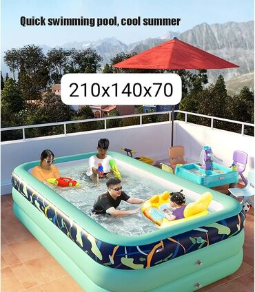 спорт товары: Şişmə hovuz Ölçüsü 210x140x70 Diqqət Çatdırılma bir gün ərzində