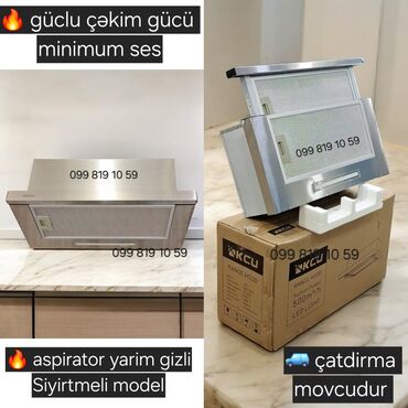 Aspiratorlar: Aspirator rəng - Qara, Yeni