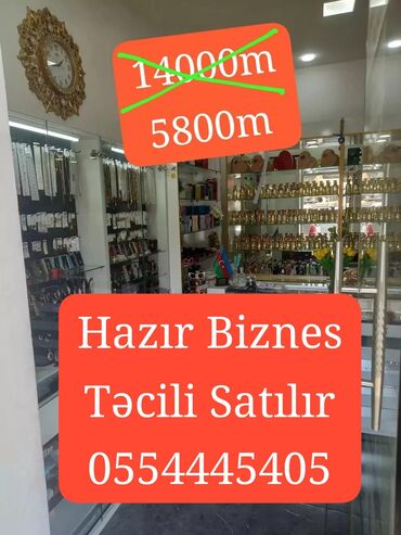 Hazır biznes: Hazır biznes tecili satılır 14000manat qiyməti olan maya dəyərindəndə