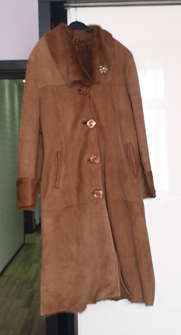 палто: Пальто 2XL (EU 44), цвет - Коричневый