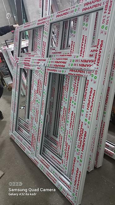 qapi pencere: RƏNGLİ Plastik Pəncərə və Qapılar 60x120 bir ədədi 99 man — 7