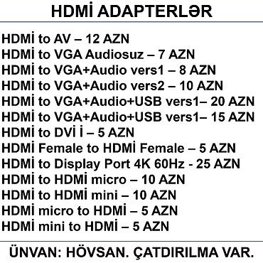 x96 mini android tv box ram rom: Adapterlər/Konverterlər (Çeviricilər) 📍Ünvan: Bakı şəh, Suraxanı ray — 7