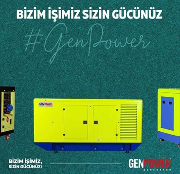 generator baku: Yeni Dizel Generator GenPower, Pulsuz çatdırılma, Rayonlara çatdırılma, Zəmanətli