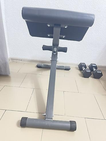 для спина: Скамья для гиперэкстензии DFC HomeGym - Тренажёр для проработки мышц — 1