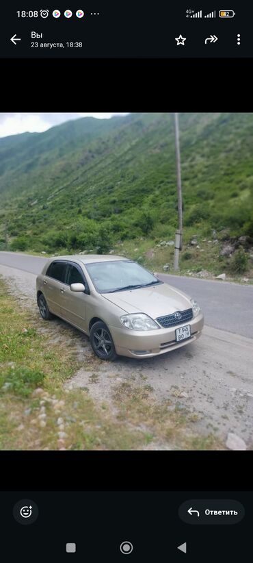 тойота чайзер купить: Toyota Allex: 2001 г., 1.5 л, Автомат, Бензин, Хэтчбэк