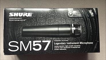 shure mikrofon sm58: SHURE Microphone
Model:SM 57 — 1