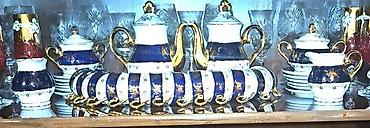 taxta gul qablari: Çay dəsti, Farfor, Çexiya — 3