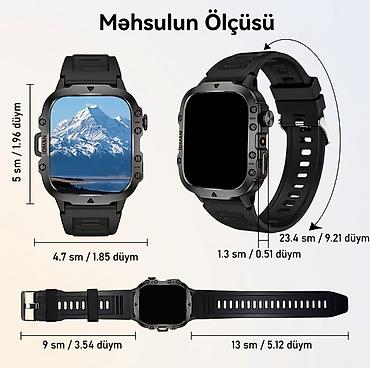 Smart saatlar: Yeni, Smart saat, Sensor ekran, rəng - Qara — 2