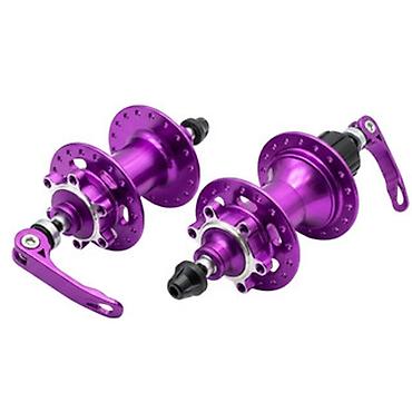 velosipet mtb: Mtb velosipedləri üçün bənövşəyi rəngli ön və arxa göbək dəsti - — 1