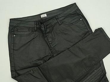 czarne cargo pull and bear: Pimkie, Spodnie materiałowe damskie, rozmiar M — 1