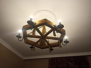 ikinci el cilciraqlar: Çılçıraq, 6 lampa, Taxta — 1