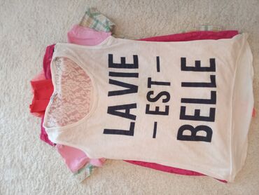 Majice na bretele: 2XL (EU 44), Cvetni, Karirani, bоја - Crna — 7