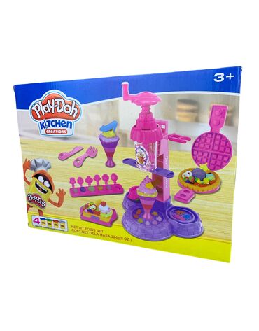 маленькие машинки: Play-Doh Kitchen Creations Игровой набор «Мороженое» [ акция 50% ] -