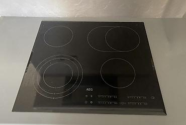 aeg pec: AEG şüşə-keramika elektrik plitəsi - 60 sm ölçülü, üstə quraşdırılan — 1
