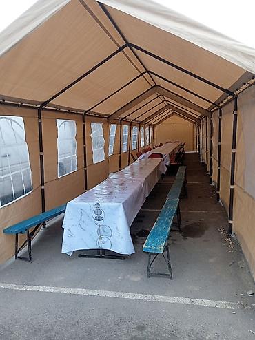 Аренда юрт: Аренда юрты, Каркас Деревянный, 80 баш, С полом, Самовар, Стол — 12