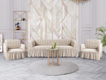 Örtüklər: Divan üçün rəng - Boz Yataq örtüyü — 34