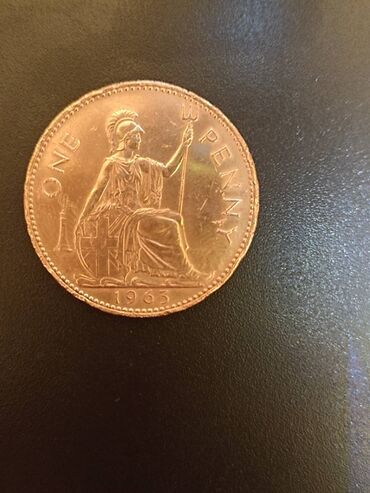 bronza: Красивая монета Великобритании 1963 года бронза. Есть и другие монеты