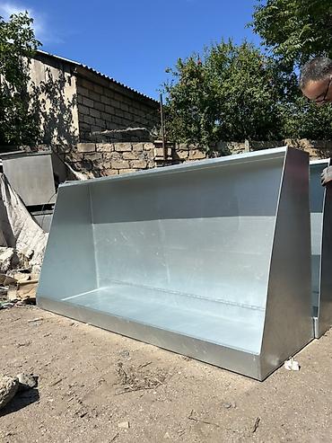 Оборудование для ресторанов, кафе: Sink fırını üçün sənaye tipli metal havalandırma-kub (yığıcı) qabı - — 1