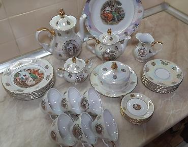 cay servis: Çay dəsti, Farfor, 6 nəfərlik, Almaniya — 3