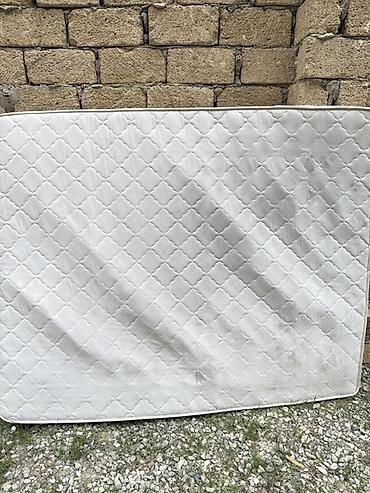 matras ustu dosək: Orta ölçülü döşək - Rəng: ağ (romb naxışlı qatlama tikiş) - Kənarları — 5