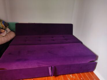 мебел для офиса: Диван-кровать, цвет - Фиолетовый, Новый