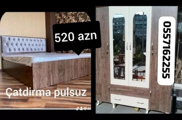 Dolablar: Yeni, 3 qapılı Düz dolab, Dolab-asılqan, Azərbaycan — 27