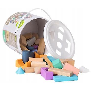 o bag torbe cene: DRVENE KOCKE 50 KOMADA BUCKET + SORTER – ECO TOYS Šifra proizvoda — 1