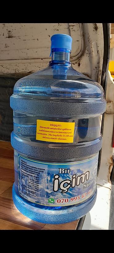 20 litrelik su bidonu: Icmeli su 19 lt obyektlere iw yerlerine menzillere çay evlərinə — 3