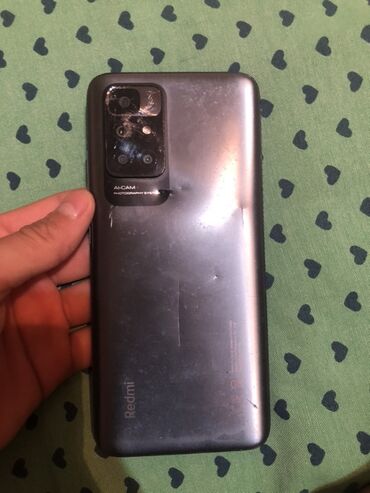 телефон жалабат: Redmi, Redmi 10, Колдонулган, 128 ГБ, түсү - Боз