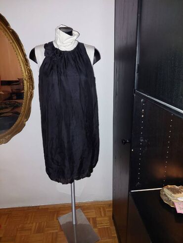 Ženska odeća: Lux SVILENA prelepa S Oliver haljina S oliver haljina crna zift Svila